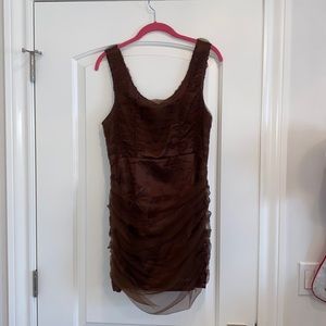 Brown dress